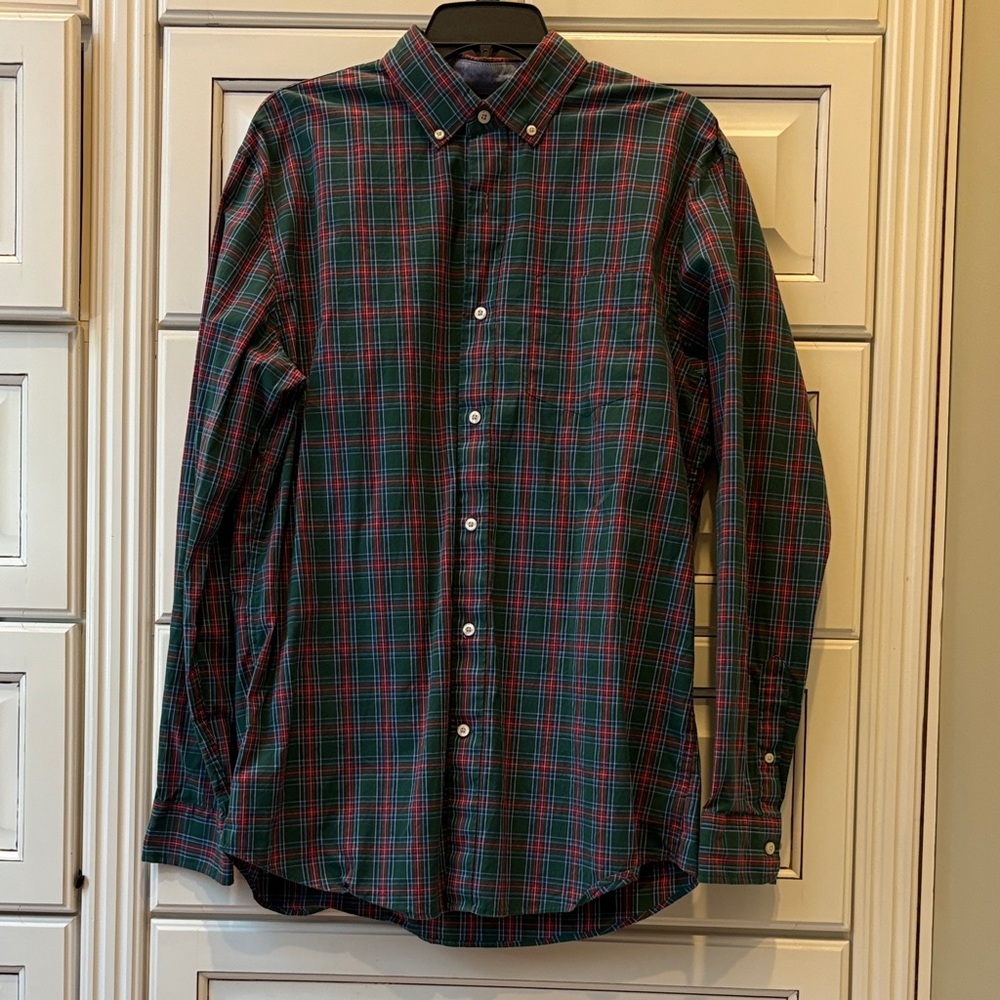 crown & ivy Multicolor Plaid Button Down Shirt